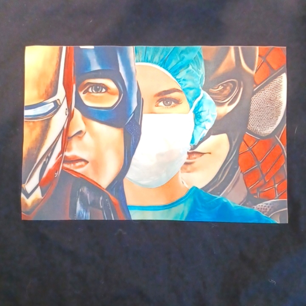 New! Nurse super hero t shirt 6205